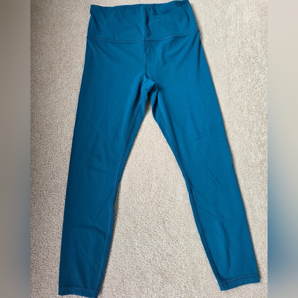 Athleta Womens Elation Teal Leggings